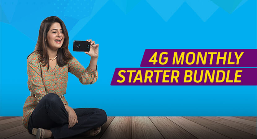 Telenor 4G monthly starter bundle