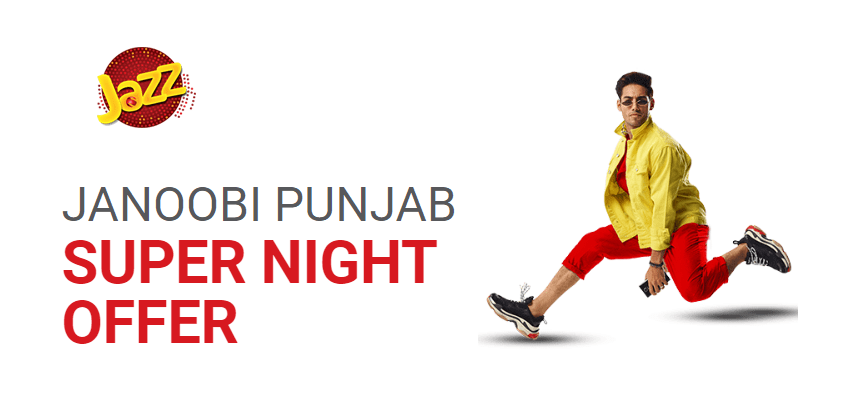 Jazz Janoobi Punjab Super Night Offer